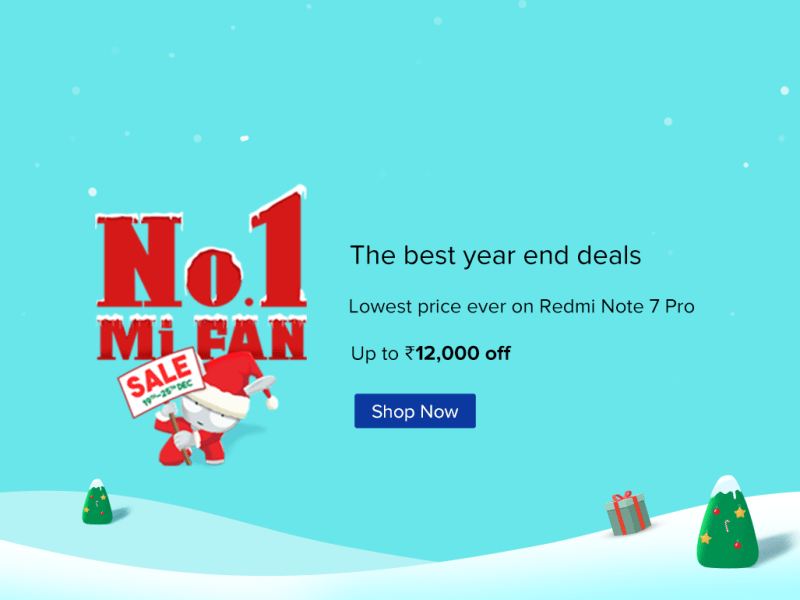 Mi No. 1 Fan Sale by Xiaomi (Dec 19-25) With Discounts on Redmi K20 Pro, Redmi Note 7 Pro and&nbsp;More