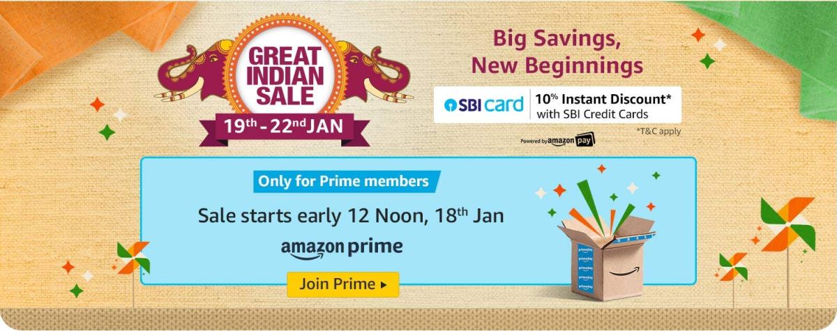 Amazon Great Indian Sale 2020 Offers on iPhone XR, OnePlus 7T Pro, Galaxy M30, Redmi Note 8,&nbsp;More