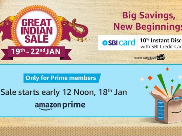 Amazon Great Indian Sale starts Jan 19th: Discounts, offers on OnePlus 7T, Redmi Note 8 Pro, iPhone XR, and&nbsp;more